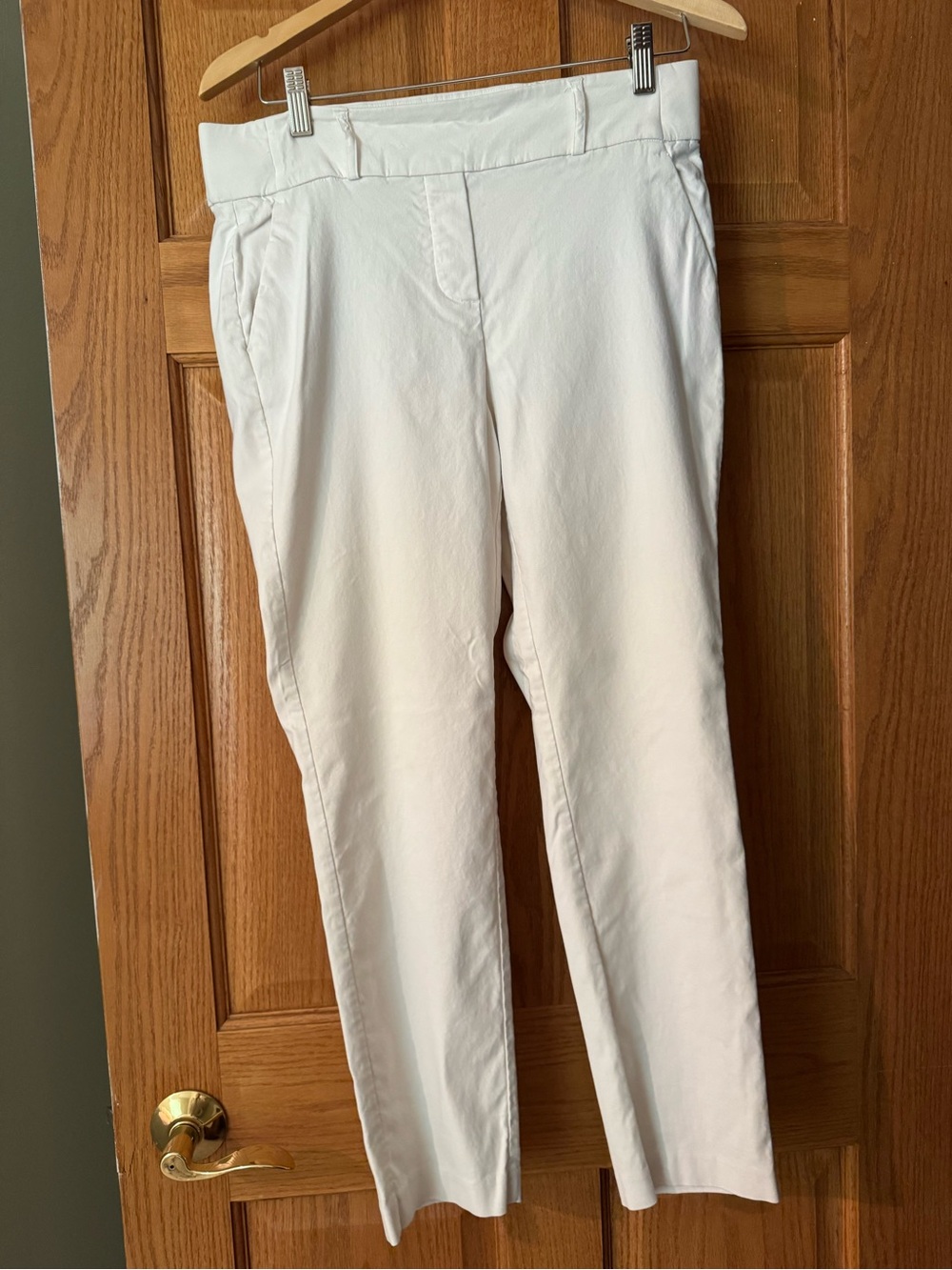 Simply Vera Vera Wang Cream Pants with Pink Interior